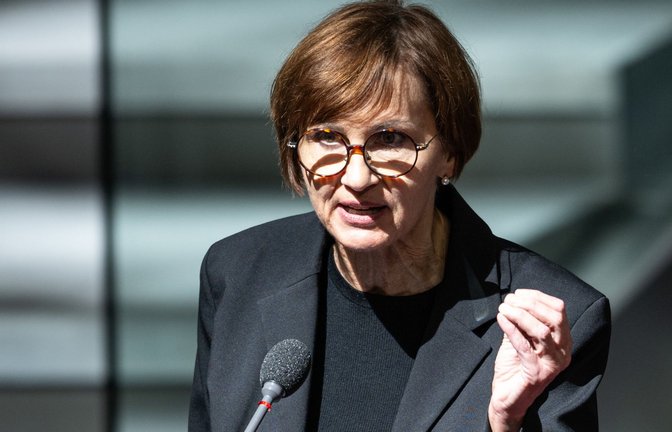 Mit dem Vorwurf der Verschleppung der Fördergeld-Affäre muss sich Bettina Stark-Watzinger (FDP), Bundesministerin für Bildung und Forschung, auseinandersetzen.<span class='image-autor'>Foto: dpa/Hannes P Albert</span>