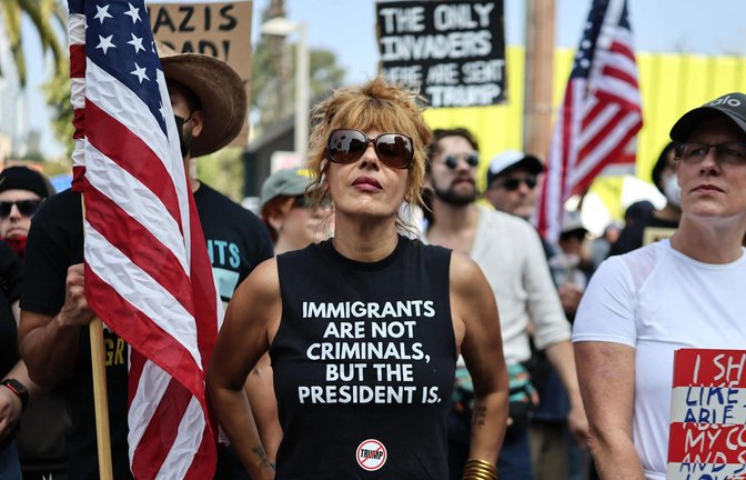 In vielen Städten der USA wurde am Wochenende gegen Donald Trump demonstriert.<span class='image-autor'>Foto: Getty Images via AFP</span>