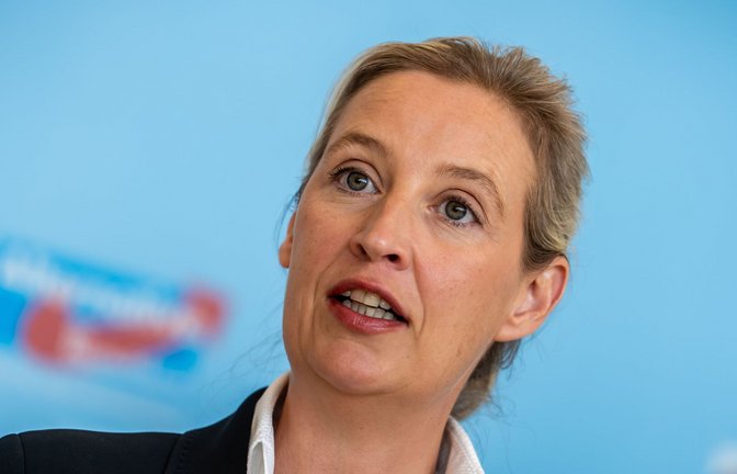 AfD-Bundes- und Fraktionsvorsitzende Alice Weidel<span class='image-autor'>Foto: Michael Kappeler/dpa/Michael Kappeler</span>