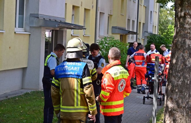 Einsatz in Stuttgart-Rot: Bei einem Feuer sind mehrere Menschen verletzt worden.<span class='image-autor'>SDMG / Schulz</span>