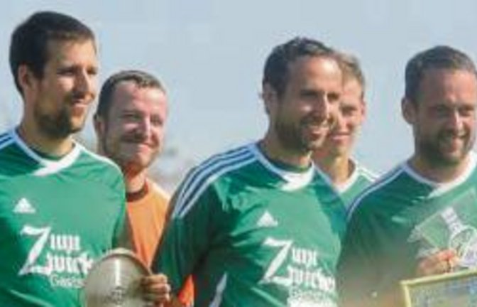Marco Keller, Manuel Rivoir und Thorsten Dertinger (vorne von links) Foto: Fotomoment