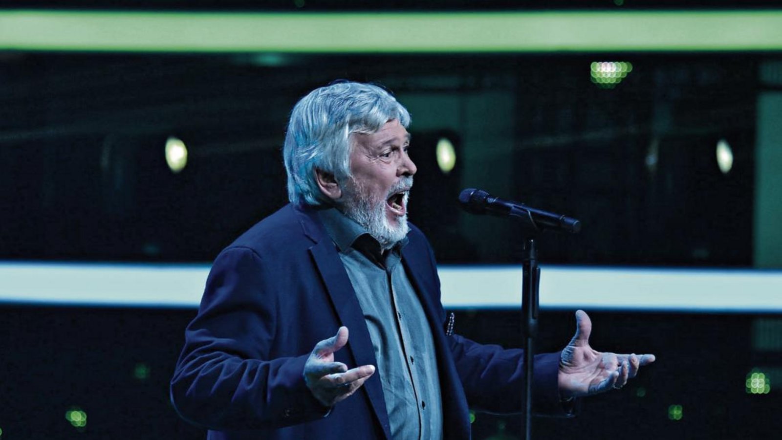Willi Stein aus Kleinsachsenheim ist im Finale von „The Voice Senior“. Foto: p Willi Stein aus Kleinsachsenheim ist im Finale von „The Voice Senior“. Foto: p