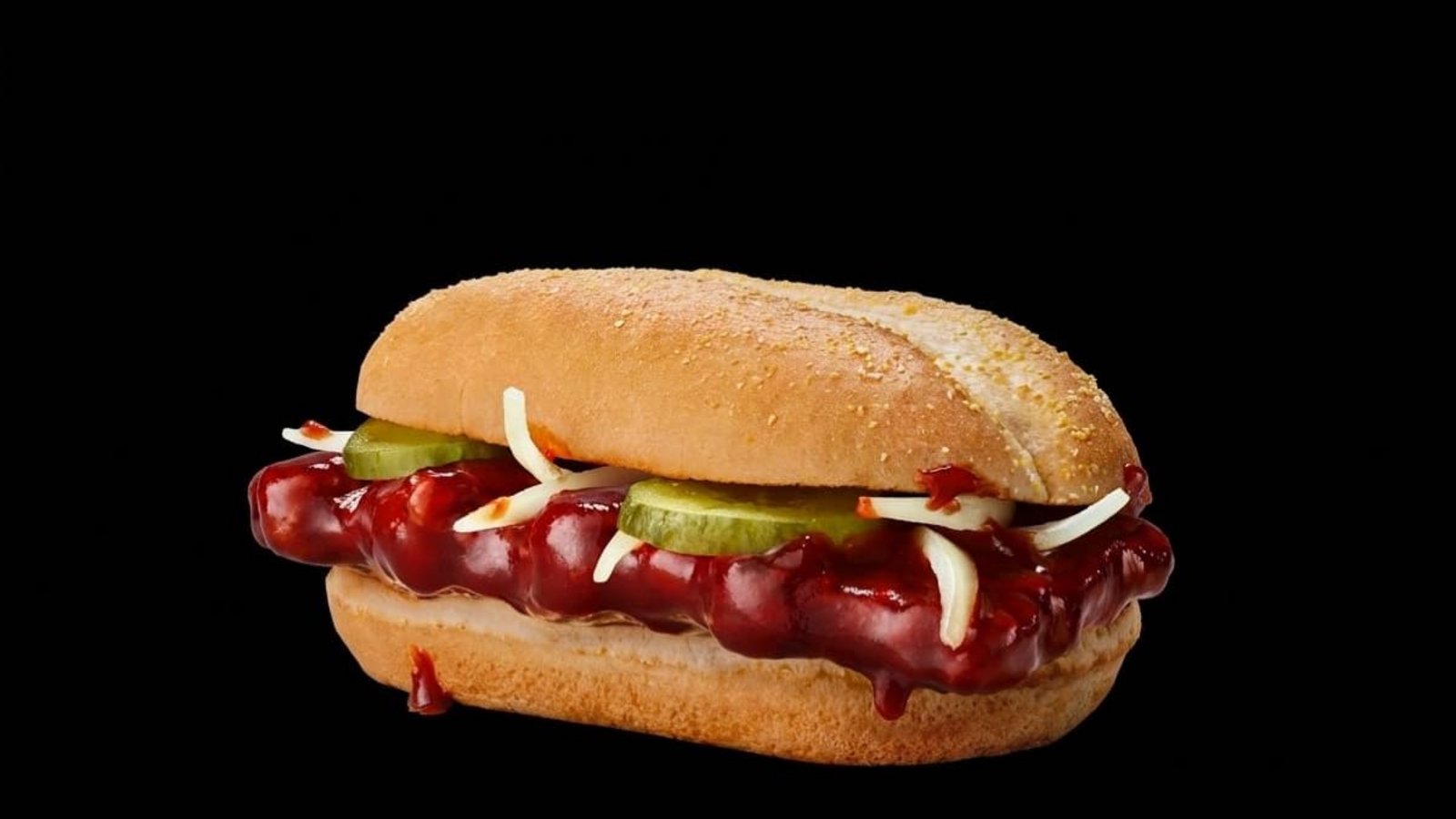 Der McRib wird bald aus dem Sortiment genommen.McDonald’s Deutschland LLC Der McRib wird bald aus dem Sortiment genommen.McDonald’s Deutschland LLC