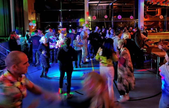 Ausgelassene Stimmung herrscht bei der Jahresfeier des TSV Hochdorf. <span class='image-autor'>Foto: p</span>