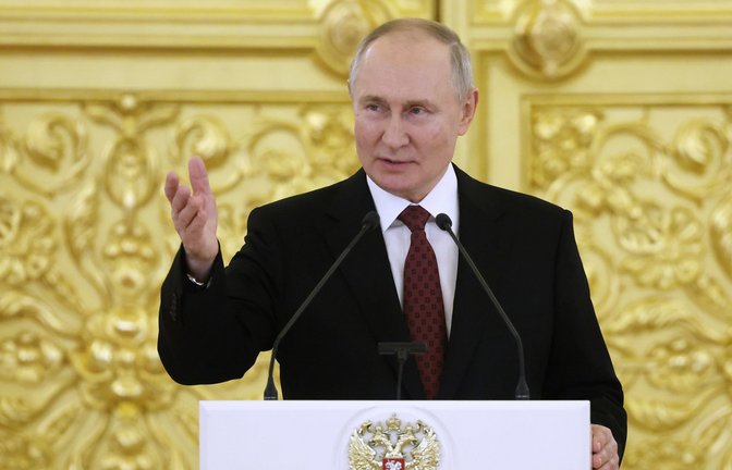 Russlands Präsident Wladimir Putin<span class='image-autor'>Foto: dpa/Vyacheslav Prokofyev</span>