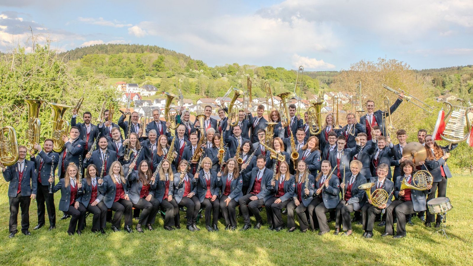Die Musiker vom Musikverein Zimmern unter der Burg haben durchaus auch Instrumente. Aber sie können auch ohne.Foto: privat Die Musiker vom Musikverein Zimmern unter der Burg haben durchaus auch Instrumente. Aber sie können auch ohne.Foto: privat