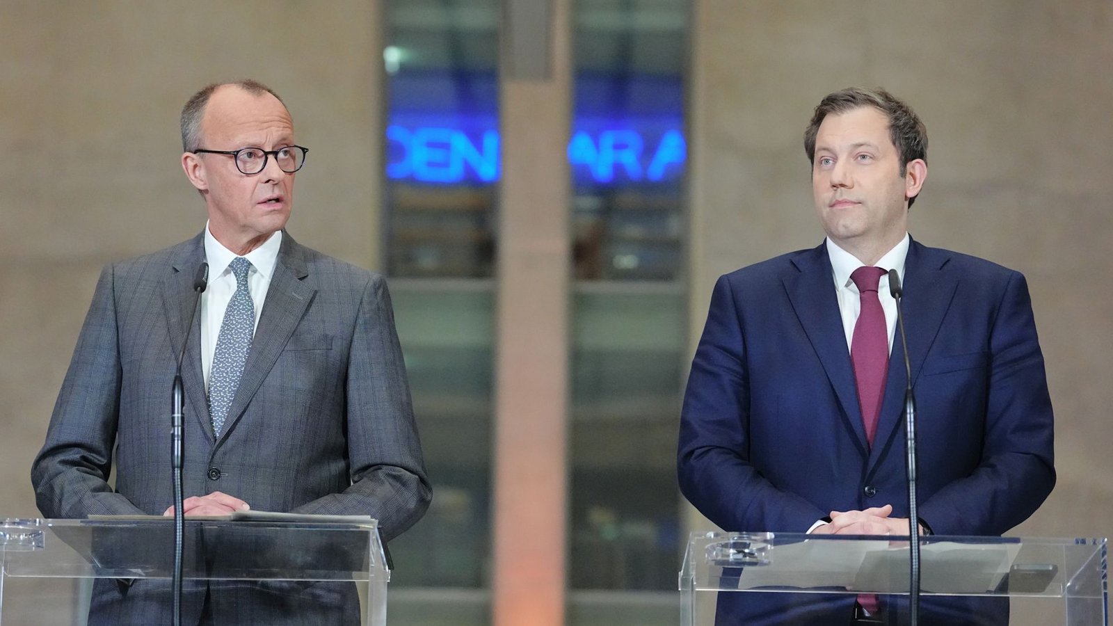 Sie wollen gemeinsam viel Geld ausgeben: Friedrich Merz (CDU) und Lars Klingbeil (SPD).Foto: dpa/Kay Nietfeld Sie wollen gemeinsam viel Geld ausgeben: Friedrich Merz (CDU) und Lars Klingbeil (SPD).Foto: dpa/Kay Nietfeld