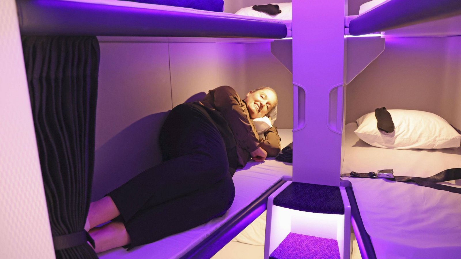 Ab dem 18. Mai 2026 können Passagiere die Schlafplätze für ausgewählte Langstreckenflüge buchen (Archivbild).Foto: IMAGO/Kyodo News