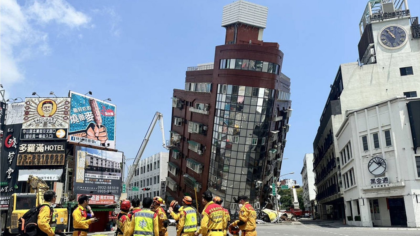 Die Schäden nach dem Erdbeben sind im taiwanesischen Hualien unübersehbar.Foto: IMAGO/Xinhua Die Schäden nach dem Erdbeben sind im taiwanesischen Hualien unübersehbar.Foto: IMAGO/Xinhua
