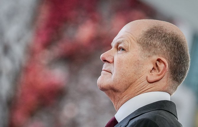 Die Erwartungen an den Bundeskanzler beim SPD-Parteitag werden hoch sein.<span class='image-autor'>Foto: dpa/Kay Nietfeld</span>