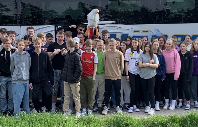Insgesamt 44 Spielerinnen und Spieler des HC Metter-Enz haben mit dem Bus die rund 500 Kilometer weite Fahrt nach Prag absolviert. <span class='image-autor'>Foto: privat</span>