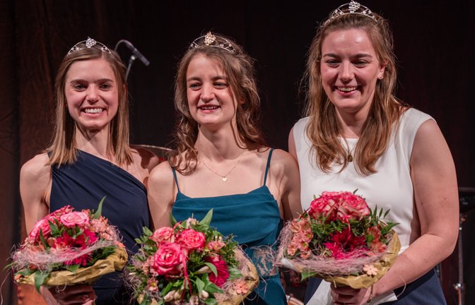 Wer folgt auf die amtierenden Weinhoheiten (von links) Manuela, Natalie und Anna? Foto: SIP