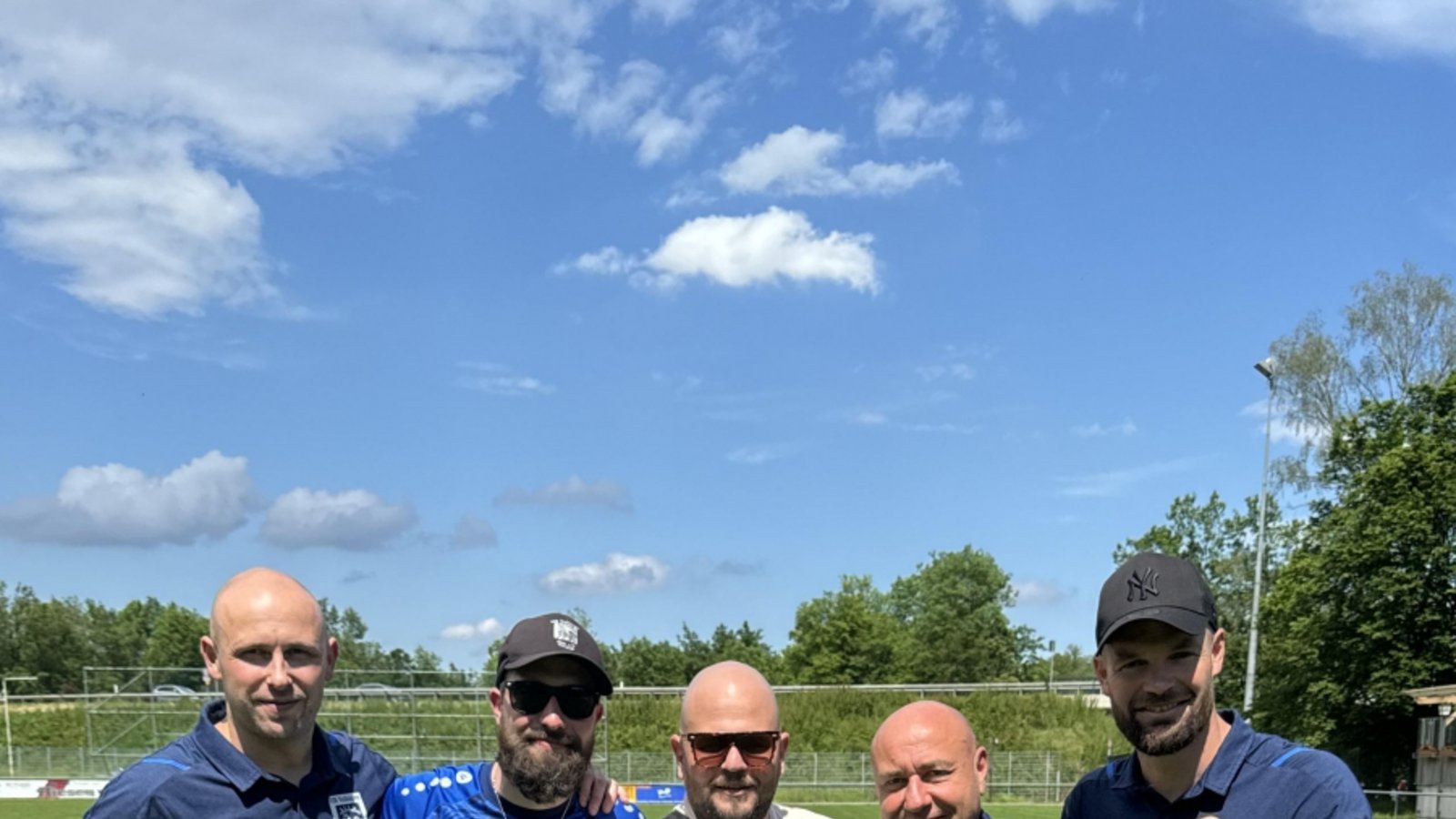 Fussball, Männer, VfB Vaihingen, Saison 2023/2024, Sebastian Linke (Betreuer), Philipp Herrmann (2. Mannschaft), Pasquale Arena (1. Mannschaft), Alexander König (Betreuer), Björn Kachel (1. Mannschaft), Foto: privat