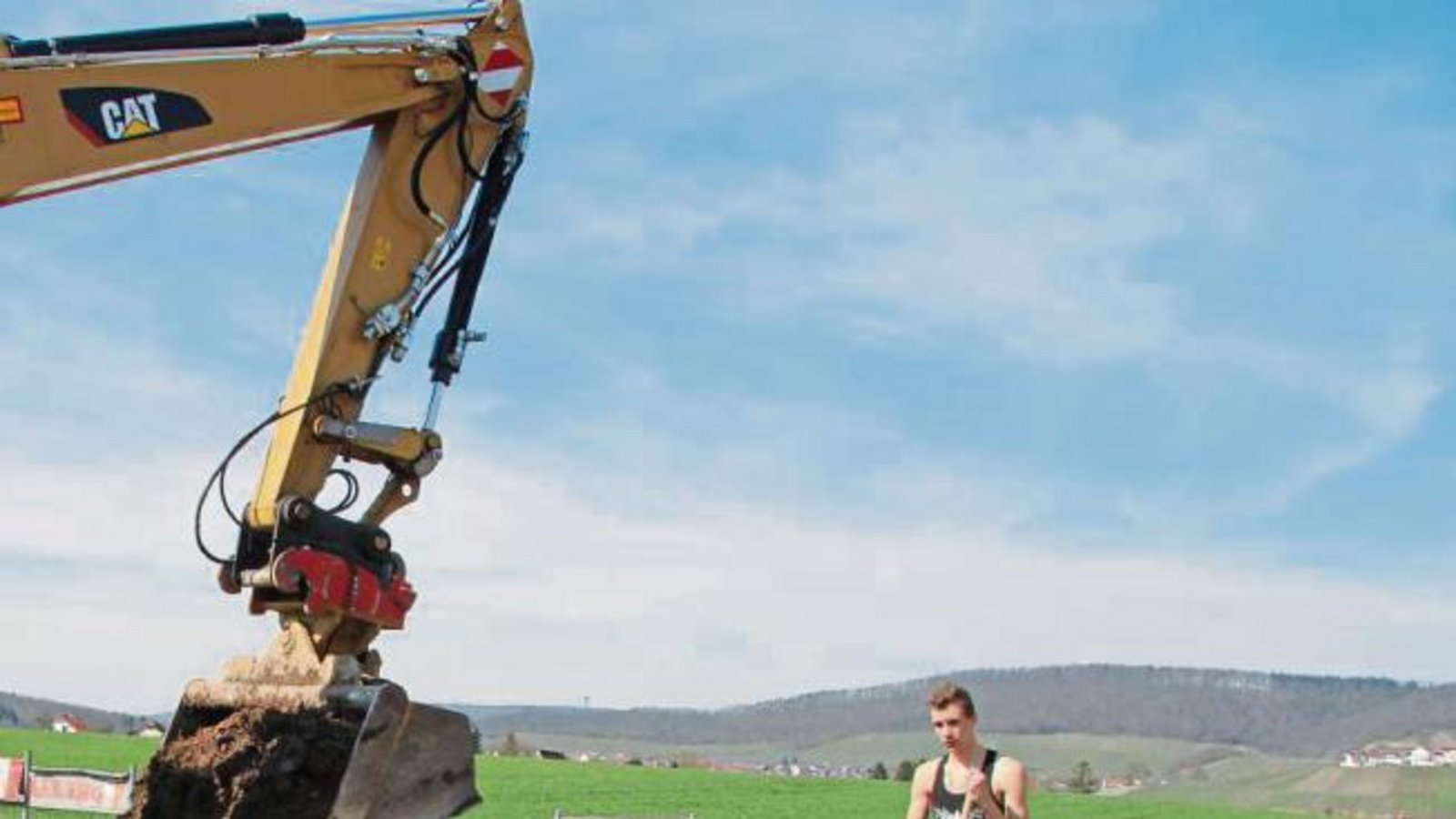 Zwischen Sersheim und Hohenhaslach entsteht ein neuer Radweg. Die Bauarbeiten dauern voraussichtlich noch bis Ende April. Foto: Thaler Zwischen Sersheim und Hohenhaslach entsteht ein neuer Radweg. Die Bauarbeiten dauern voraussichtlich noch bis Ende April. Foto: Thaler