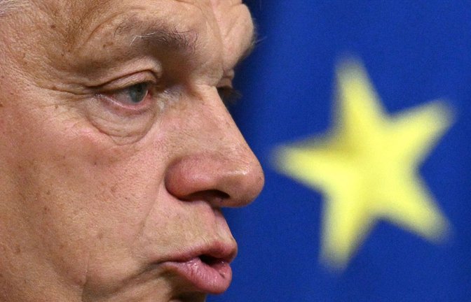 Ungarns Premier Viktor Orban gibt in der Europäischen Union den ständigen Störenfried.<span class='image-autor'>Foto: AFP/TIZIANA FABI</span>