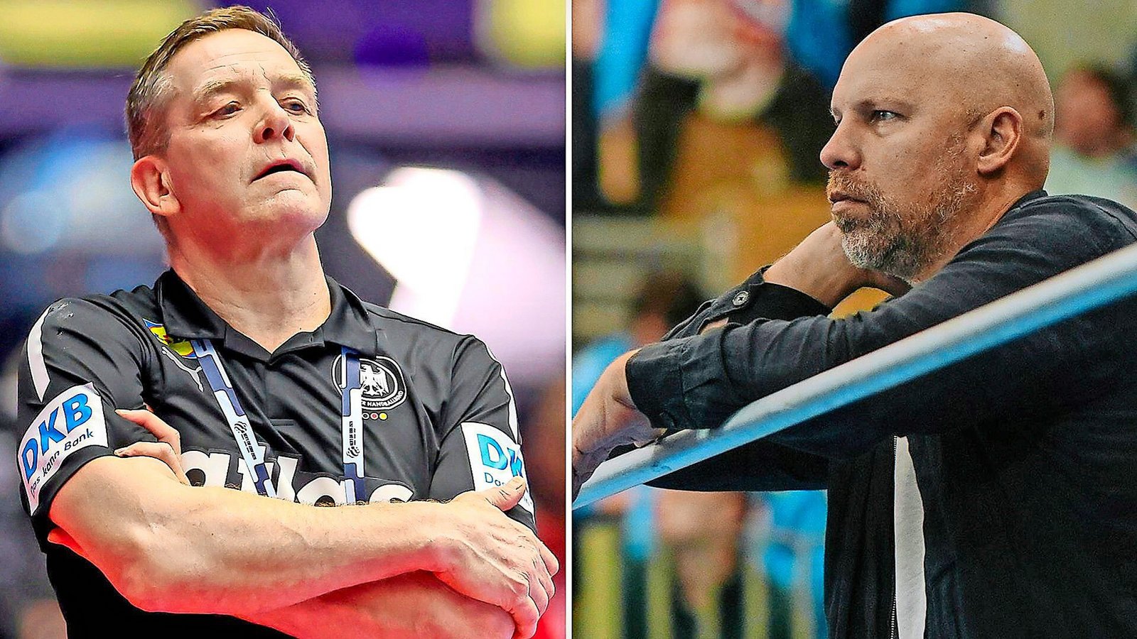 Frühere Weggefährten: Handball-Bundestrainer Alfred Gislason (li.) und Axel Kromer, heute Geschäftsführer beim Zweitligisten HBW Balingen-Weilstetten.Foto: Imago/Maximilian Koch, Eibner Frühere Weggefährten: Handball-Bundestrainer Alfred Gislason (li.) und Axel Kromer, heute Geschäftsführer beim Zweitligisten HBW Balingen-Weilstetten.Foto: Imago/Maximilian Koch, Eibner