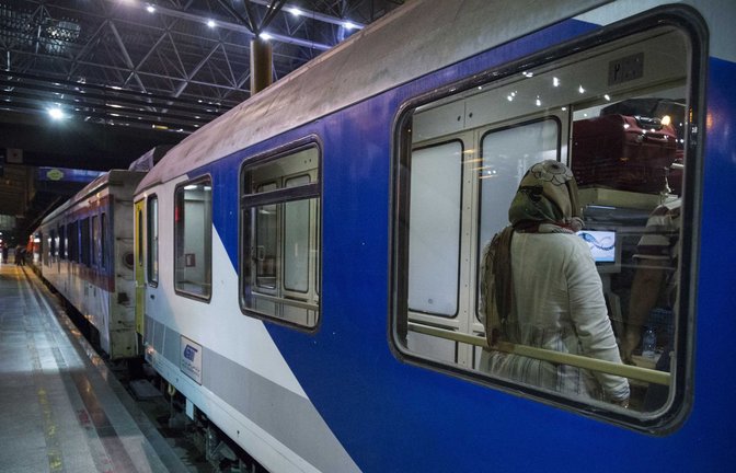 Zug von Teheran nach Ankara: Israels Militär warnt Iraner vor Aufenthalt in Zügen und auf Bahnsteigen.<span class='image-autor'>Foto: Rouzbeh Fouladi/ZUMA Wire/dpa</span>