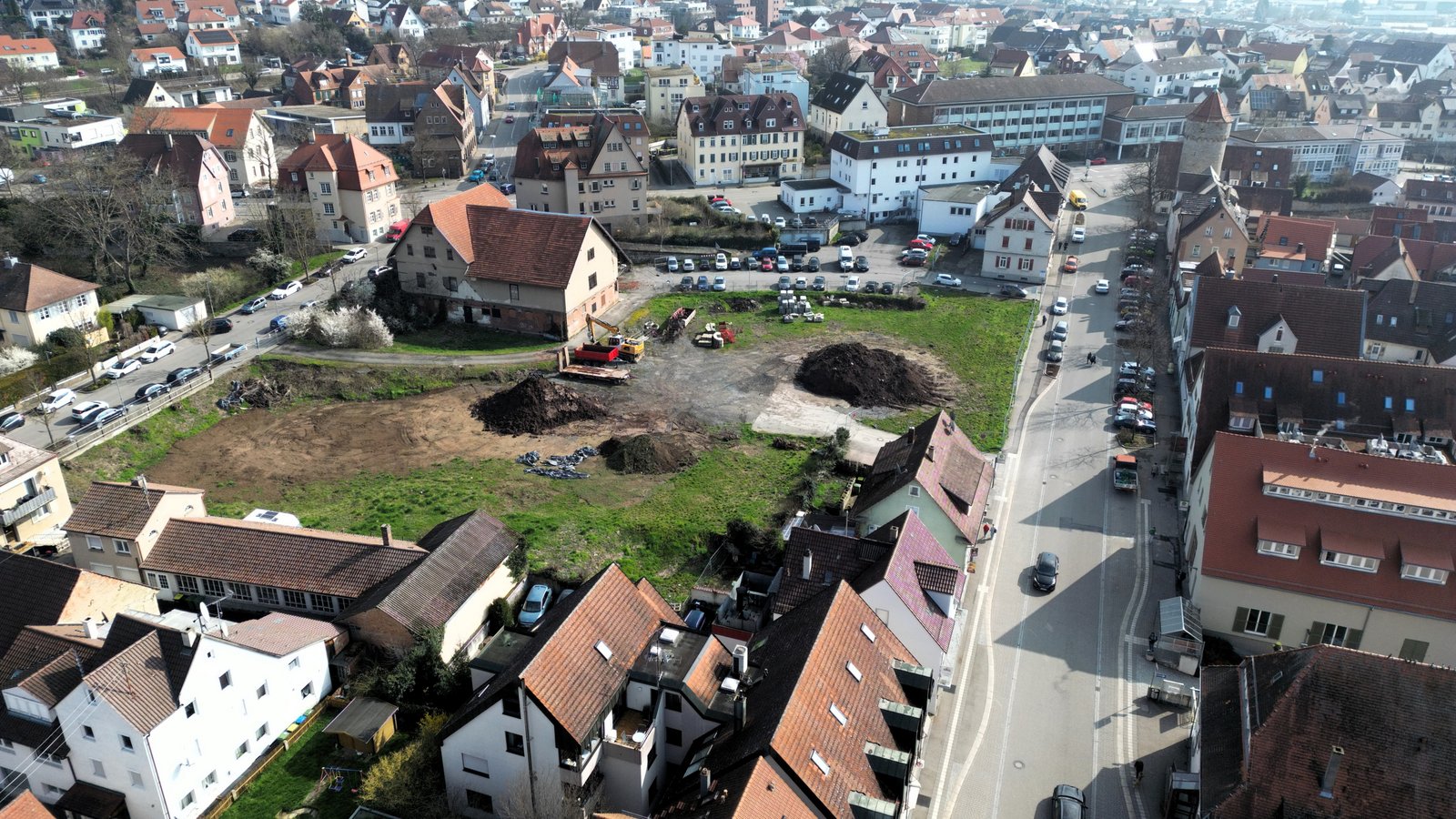Einen Schritt weiter: Der städtebauliche Wettbewerb für das Engel-Areal ist auf den Weg gebracht.  Foto: Küppers/Archiv