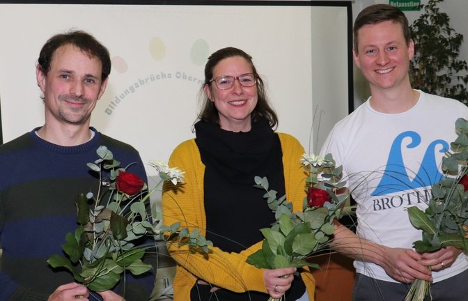 Um eine Pattsituation zu vermeiden, gibt es mit Uwe Könnel (links), Elfi Lauer und Moritz Fetzer drei Vorstandsmitglieder.  <span class='image-autor'>Fotos: Gergen</span>