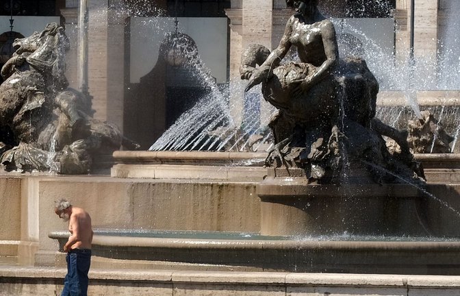 Das Bad im Najaden-Brunnen kostete einen Deutschen 450 Euro Geldstrafe. (Foto: Archiv)<span class='image-autor'>Mauro Scrobogna/LaPresse via ZUMA Press/dpa</span>
