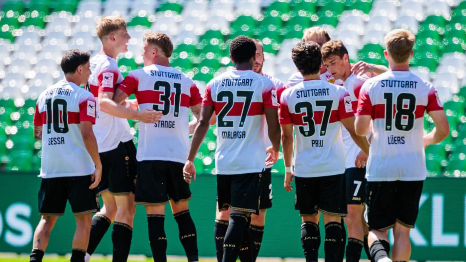 Der VfB Stuttgart II hat beim Auswärtsspiel beim TSV Havelse Grund zum Jubeln.IMAGO/Eibner