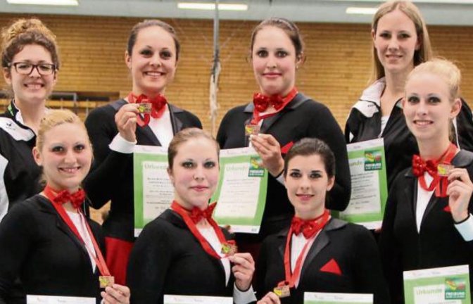 Die Gruppe Accessorize von Gym and Dance Mühlacker will ihren Heimvorteil in der Enztalsporthalle nutzen. Foto: privat