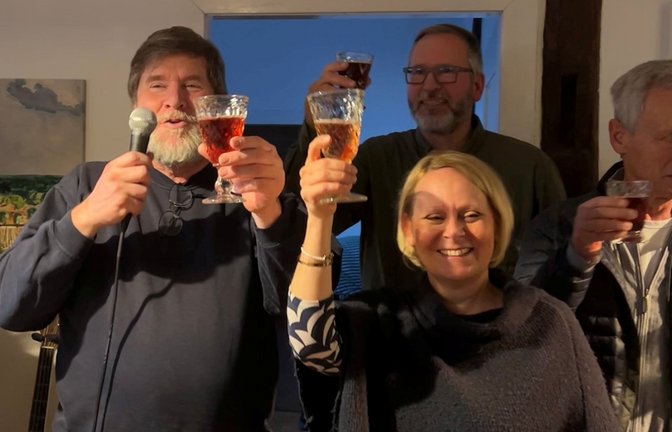 Bei den Grünen Dr. Markus Rösler und Meike Günter ist die Freude groß. Foto: Mross