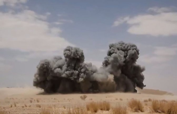 Huthi-Rebellen im Jemen haben mehrere Angriffe auf das benachbarte Saudi-Arabien gestartet. (Symbolbild)<span class='image-autor'>Uncredited/Ansar Allah Media Office via AP/dpa</span>