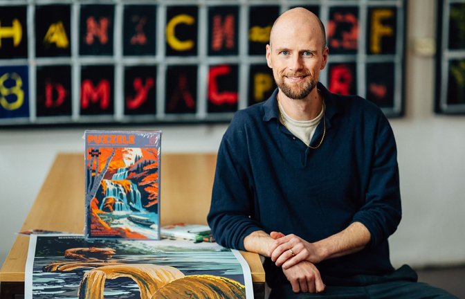 Der Stuttgarter Illustrationsprofessor Florian Bayer<span class='image-autor'>Foto: Lichtgut/Christoph Schmidt</span>