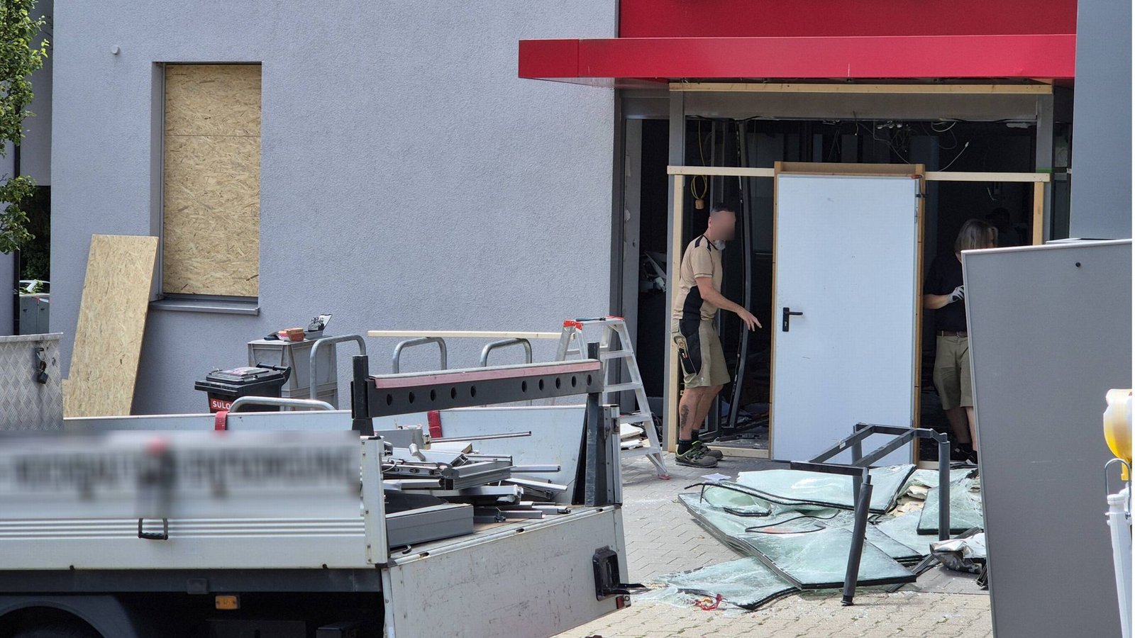 Die Täter haben großen Schaden hinterlassen.Foto: 7aktuell.de/ CV