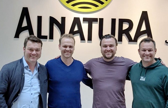 Die Tress-Brüder sind künftig bei Alnatura in Darmstadt mit einem Restaurant vertreten. Von links: Daniel Tress, Christian Tress, Dominik Tress und Simon Tress.<span class='image-autor'>Foto: privat/Tress-Brüder</span>