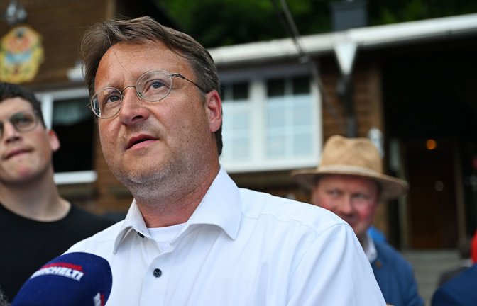 Robert Sesselmann ist der  erste AfD-Landrat in Deutschland.<span class='image-autor'>Foto: dpa/Martin Schutt</span>