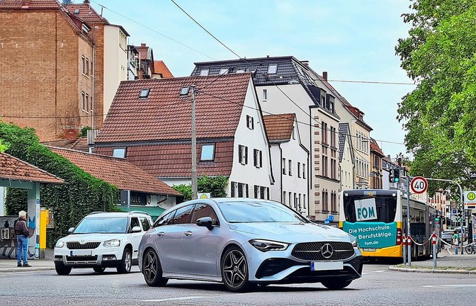 Der BUND fordert, dass die Gablenberger Hauptstraße verkehrsberuhigt wird.<span class='image-autor'>Foto: seb</span>