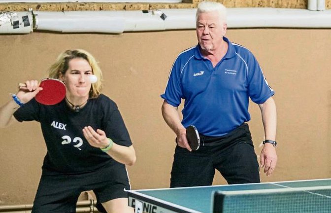 Alexandra und Alfred Schüle (TC Eggenstein/SV Iptingen) wurden Elfte. Foto: Simecek