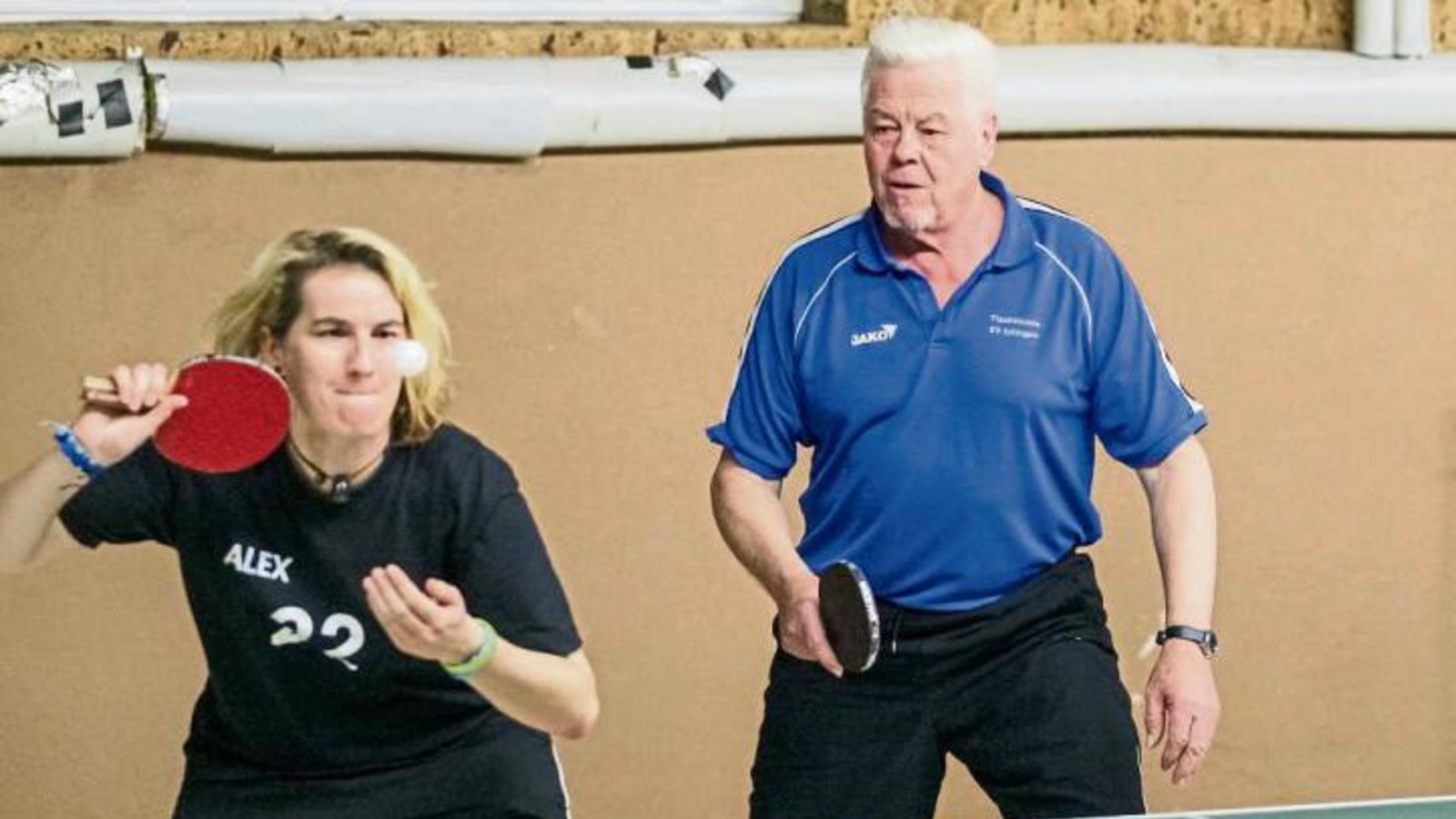 Alexandra und Alfred Schüle (TC Eggenstein/SV Iptingen) wurden Elfte. Foto: Simecek Alexandra und Alfred Schüle (TC Eggenstein/SV Iptingen) wurden Elfte. Foto: Simecek