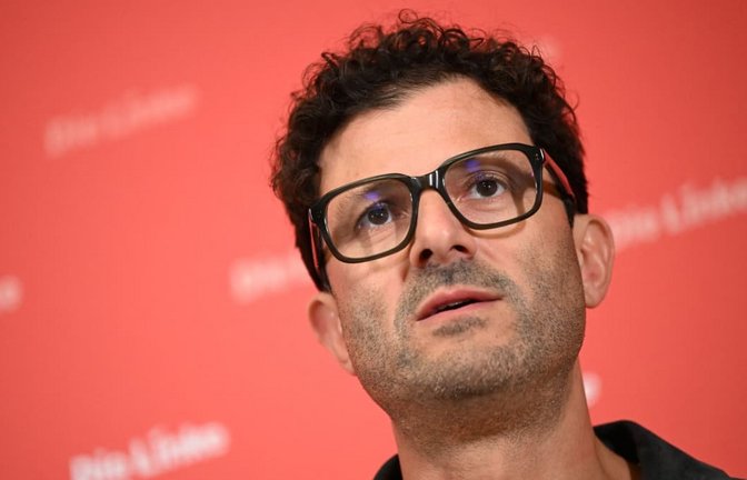 Linken-Chef Luigi Pantisano hat den Wahlkampfauftritt von Audi-Chef Gernot Döllner mit US-Präsident Donald Trump verurteilt (Archivbild).<span class='image-autor'>Michael Brandt/dpa</span>