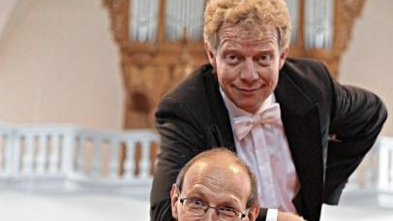 Theis und Kratzer (mit Trompete).  Foto: p
