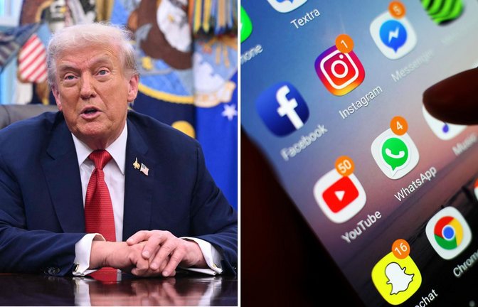 Youtube zahlt Trump Millionen für die Sperrung seines Accounts.<span class='image-autor'>Foto: AFP/SAUL LOEB,</span>