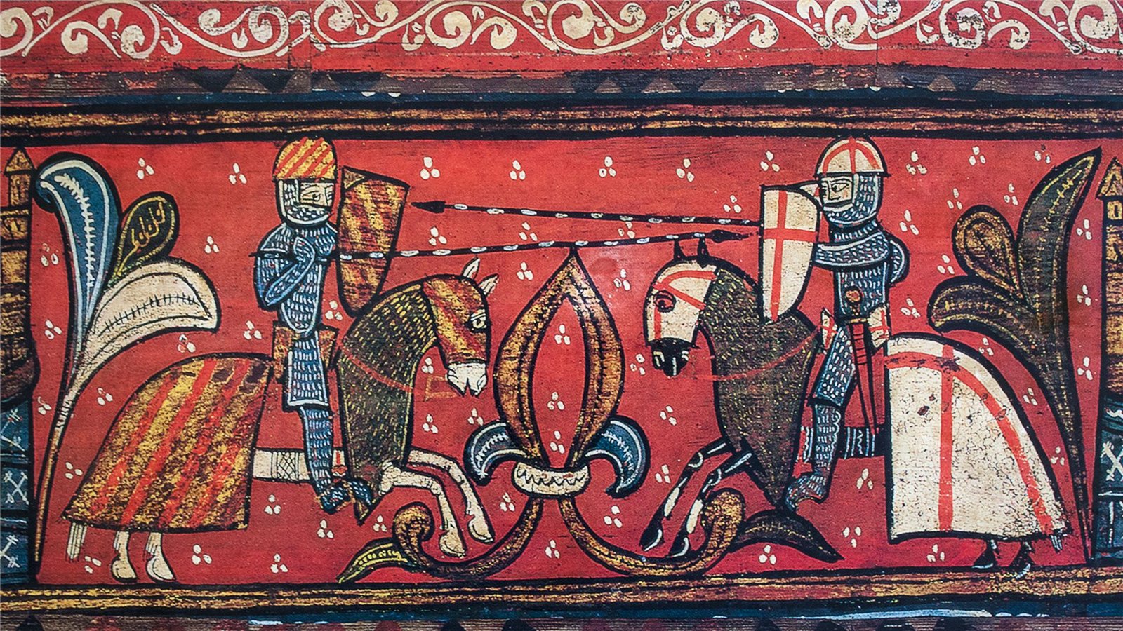Kampf zwischen christlichem und muslimischen Rittern (Mallorca Museum) Ritter von christlichen militärischen Orden.Foto: Imago/Panthermedia Kampf zwischen christlichem und muslimischen Rittern (Mallorca Museum) Ritter von christlichen militärischen Orden.Foto: Imago/Panthermedia