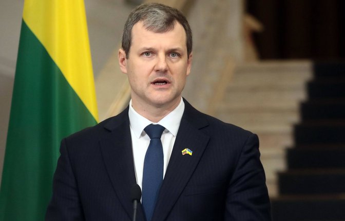 Am Donnerstag ist bekannt gegeben worden, dass Litauens Regierungschef Gintautas Paluckas zurücktritt (Archivbild)<span class='image-autor'>Foto: IMAGO/NurPhoto/Volodymyr Tarasov</span>