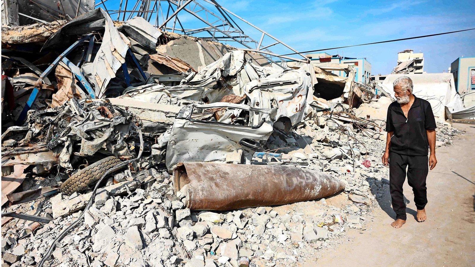Das Ausmaß der Zerstörung im Gazastreifen ist kaum zu beschreiben.Foto: AFP/Omar Al-Qattaa Das Ausmaß der Zerstörung im Gazastreifen ist kaum zu beschreiben.Foto: AFP/Omar Al-Qattaa