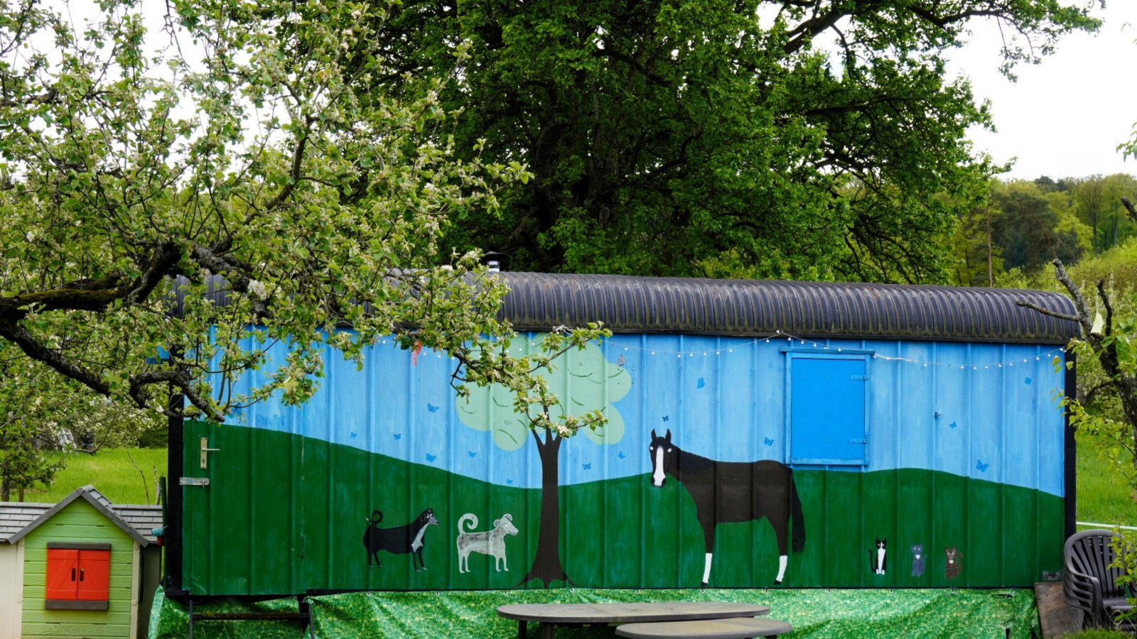 „Wer hat noch so ein schönes Gartengrundstück wie in Gündelbach?“, fragt Rudi Thalhäuser zu seinem Foto.