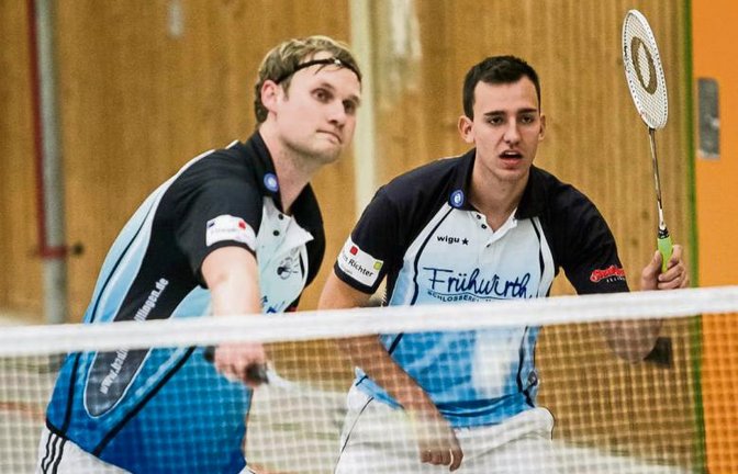 Matthias Munzig und Julian Bopp (von links) haben im ersten Männerdoppel gut gespielt, aber im Entscheidungssatz nicht konsequent genug auf den Sieg gedrängt. Foto: Archiv/Simecek