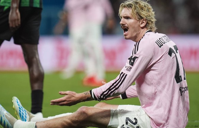 Woltemade-Ärger im Spiel gegen Sassuolo.<span class='image-autor'>IMAGO/Massimo Paolone/LaPresse</span>
