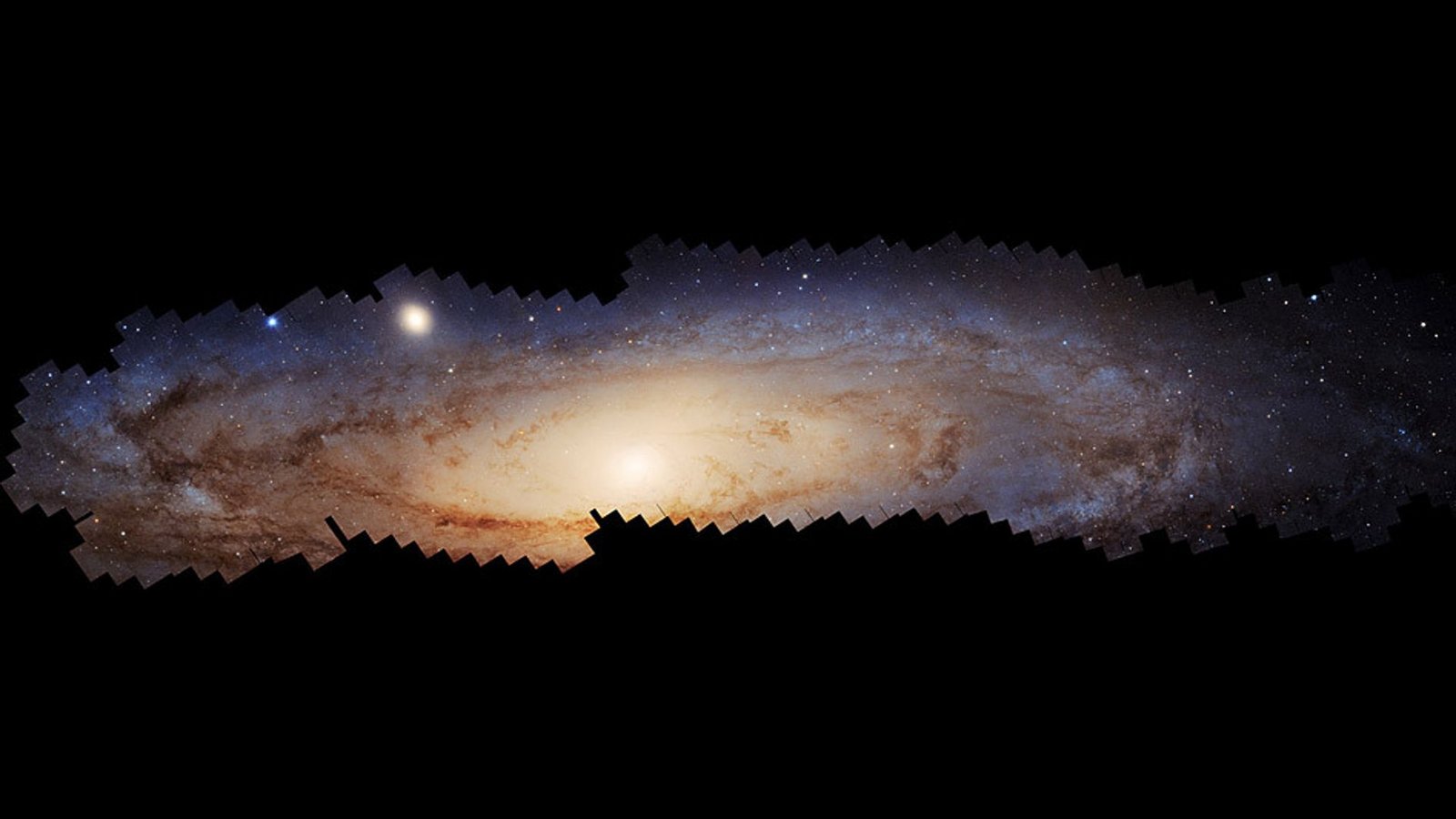 Diese Mosaikaufnahme zeigt die Andromedagalaxie mit bisher unerreichter Auflösung. Das Hubble-Teleskop benötigte zehn Jahre dafür.Foto: © Nasa/Esa/Ben Williams, Zhuo Chen/ University of Washington/L. Clifton Johnson/ Northwestern Diese Mosaikaufnahme zeigt die Andromedagalaxie mit bisher unerreichter Auflösung. Das Hubble-Teleskop benötigte zehn Jahre dafür.Foto: © Nasa/Esa/Ben Williams, Zhuo Chen/ University of Washington/L. Clifton Johnson/ Northwestern