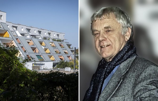 Der Stuttgarter Architekt Peter Faller. Preisgekrönte Bauten wie das Terrassenhaus Tapachstraße hat er entworfen.<span class='image-autor'>Foto: Eberhard Wurst (iwe, Universität Stuttgart)</span>