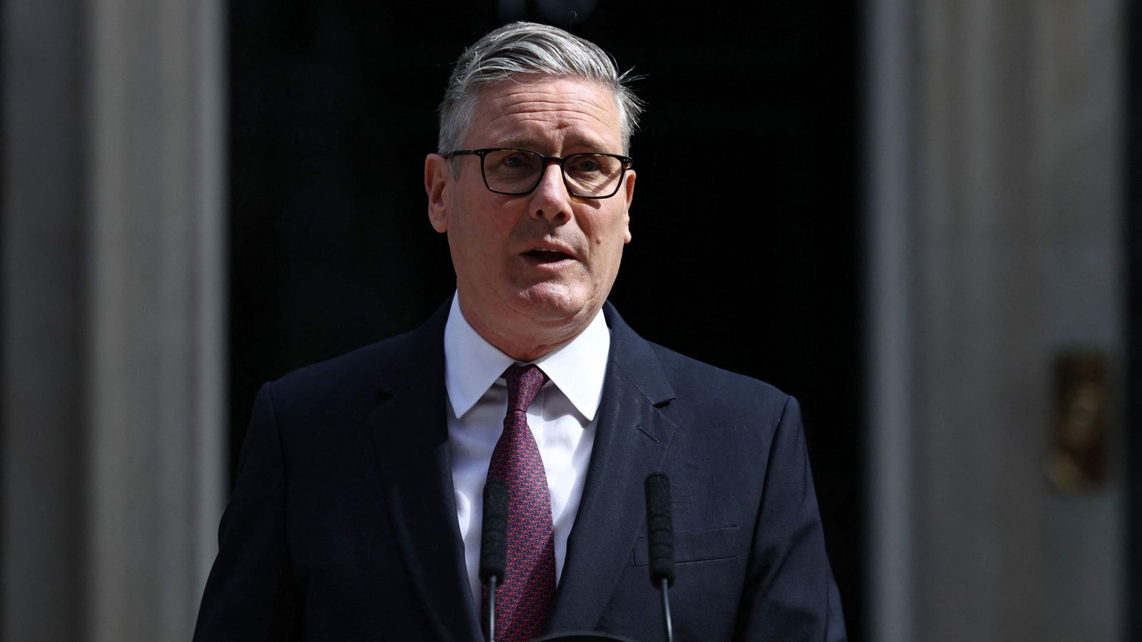 Keir Starmer verkündet seinen Rücktritt.Foto: AFP/HENRY NICHOLLS Keir Starmer verkündet seinen Rücktritt.Foto: AFP/HENRY NICHOLLS