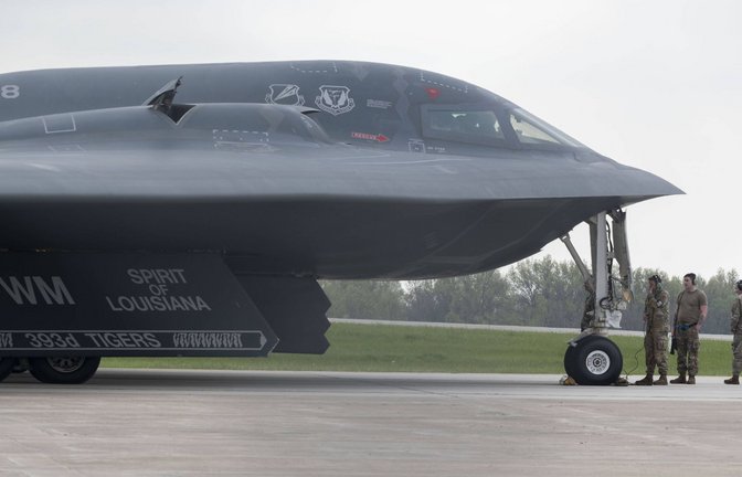 Der B-2 „Spirit“ von Northrop ist ein Militärflugzeug wie kein anderes.<span class='image-autor'>Foto: IMAGO/ZUMA Wire</span>