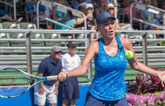 Die Tennis-Legende Chris Evert ist erneut an Krebs erkrankt. (Archivbild)<span class='image-autor'>Foto: dpa/Arnold Drapkin</span>