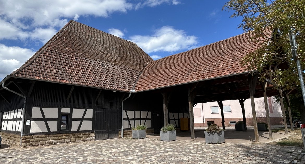 VKZ-Sommerrätsel 2026 historischer Ortskern Lienzingen Kelter Foto: Mross